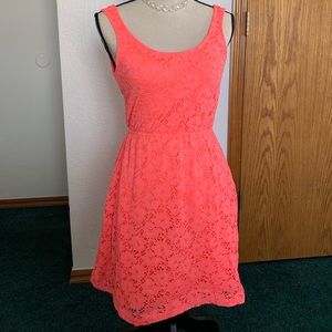 Rue 21 Hot Pink Open back dress